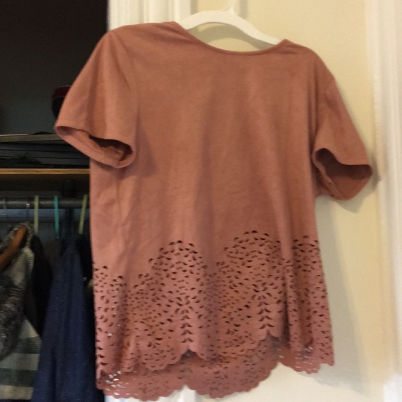 Shein Scalloped Blouse - Picture 3 of 8